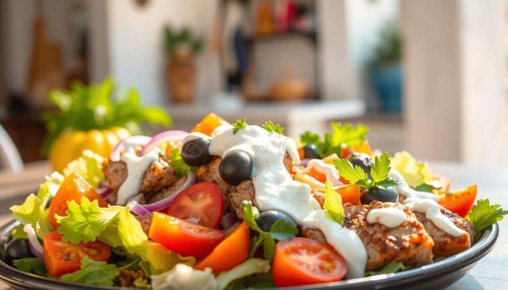 sałatka gyros